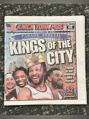 New York Post June 18 2026 Special New York Knicks Parade Edition NBA Champs